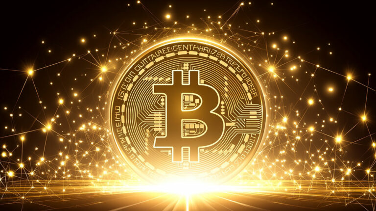 Medaille d'or Bitcoin